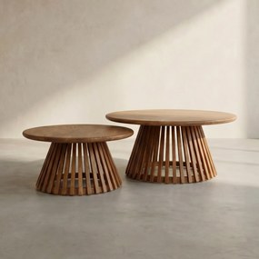Ronde Salontafel Set Van 2 Mango