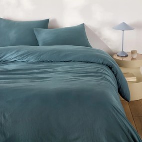 Bedset in gewassen microvezel, recycled polyester