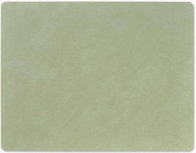 Vierkante leren placemats Nupo, 2-delig