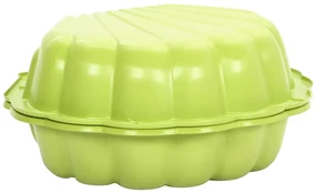 vidaXL Zandbakken 2 st 77x87x21 cm kunststof groen