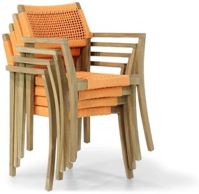 Tuinset 10 personen 400 cm Rope Oranje Lifestyle Garden Furniture Dallas/Brighton