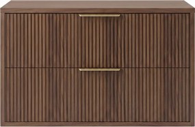 Badkamerkast onder wastafel Rea Mono 80cm Brown