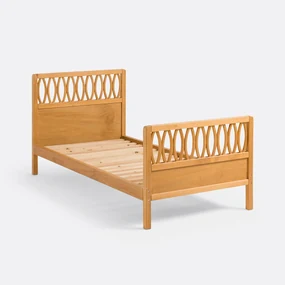 Vintage bed + lattenbodem, Malu