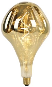 Hanglamp goud 3-lichts incl. LED spiegel goud dimbaar - Cava Luxe Modern Minimalistisch rond Binnenverlichting Lamp