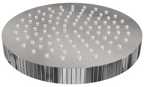Brauer Stripe inbouw regendouche rond met 25cm hoofddouche, plafondarm en staafhanddouche set 39 chroom