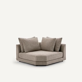 Modulair hoekbank in tweed, TIBERIO