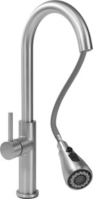 Keukenkraan Rea Nest Brush Steel