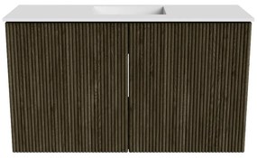 Mondiaz Joya 70cm toiletmeubel shadow met wastafel faye midden zonder kraangat talc