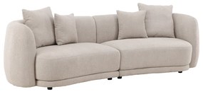 Driezitsbank Boucle Beige