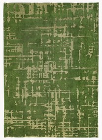 Jacquard vloerkleed Perrier's Green Structures