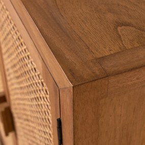 Houten Kastje Met Webbing - 90x40x120cm.