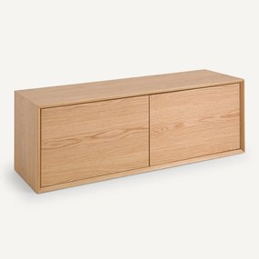 Kast in eikenfineer B110 x D42 cm, Archivita XL