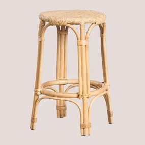 Jachel Rotan Tuin Hoge Kruk 65 Cm Natuurlijk - Sklum
