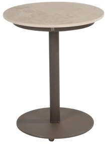 Boaz bijzettafel 45xH55 cm ceramic middenpoot terre 4 Seasons Outdoor