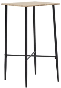 vidaXL 5-delige Barset stof zwart