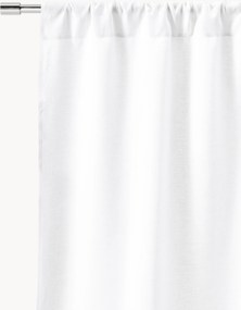 Linnen lichtdoorlatende gordijnen Shelly, 2-delig, B 140 cm