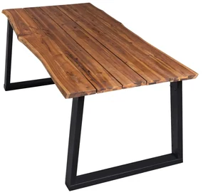 vidaXL Eettafel 170x90x75 cm massief acaciahout
