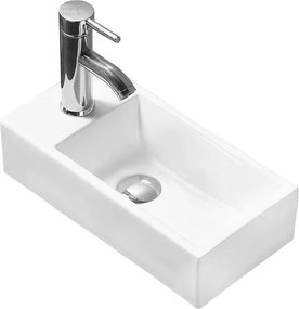 Mexen Inez rechthoekige wastafel 45 x 25 cm, wit - 21434500R