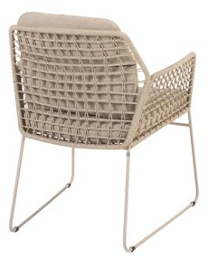 Taste by 4 Seasons Albano tuinstoel latte  Tuinstoel    taupe weerbestendig