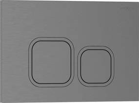 Mexen Tex 03 spoelknop, geborsteld gun gray - 6103-12