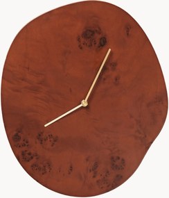 Houten wandklok Melt