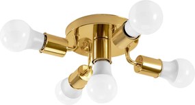 Metalen Spotlight Plafondlamp Goud APP708-5c