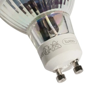 Set van 5 GU10 50mm LED lampen helder 3.5W 330 lm 3000K