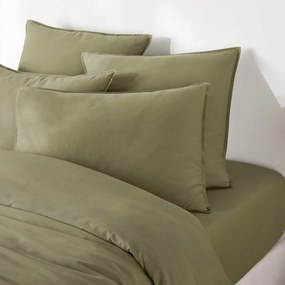 Effen hoeslaken in gewassen katoen, omslag 30 cm, Scenario