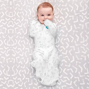 Love to Dream Babydoek Swaddle Up Bamboo fase 1 S sterren crèmekleurig