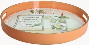 Rond dienblad Mojito Serving Summer Time