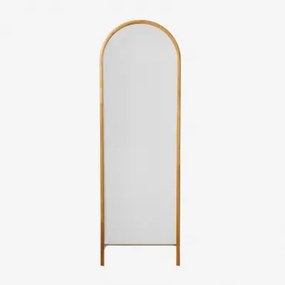 Wandspiegel 178 X 58 Cm In Eikenhout Ovidia Eikenhout - Sklum