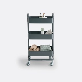 Stalen dressoir met wieltjes, Lirya