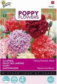 Buzzy seeds bloemzaden - Poppies of the World - Papaver