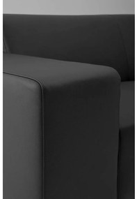 Goossens Excellent Bank Design@Home Met Chaise Longue zwart, leer, 2,5-zits, modern design met chaise longue rechts