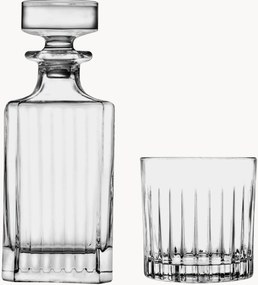 Kristallen karaf en whisky glazen Timeless, 7-delig