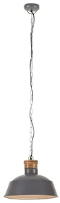 vidaXL Hanglamp industrieel E27 42 cm grijs