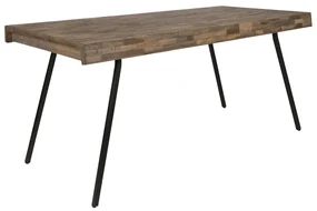 Bodio Suri Eettafel Van Gerecycled Teak Hout 220 X 90 Cm - 220 X 100cm.