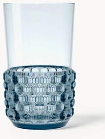 Waterglazen Jellies met structuurpatroon, 4 stuks