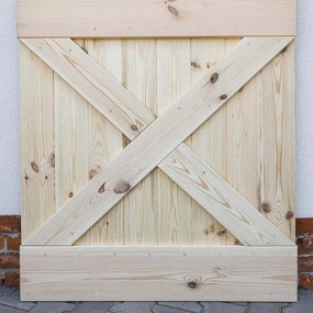 Maatwerk: Schuifdeur -  Pijnboom