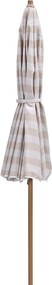 Garden Impressions Aloha stokparasol taupe - ecru Ø200 cm