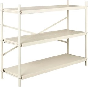Dutchbone Iron Lage Stellingkast Beige - 126x40x96cm.