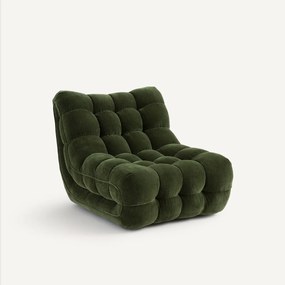 Fauteuil met fluwelen bekleding, Jud