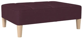 vidaXL Voetenbank 78x56x32 cm stof paars