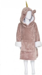 Atmosphera poncho plaid kids - Unicorn - Geschikt voor kinderen van 3-10 jaar