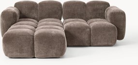 Modulaire bank Tayla (3-zits) met poef (links/rechts)