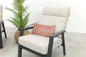 Lagos/Milford stoel-bank loungeset 4-delig verstelbaar