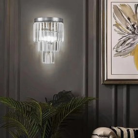 Wandlamp APP1536-1W Chrome