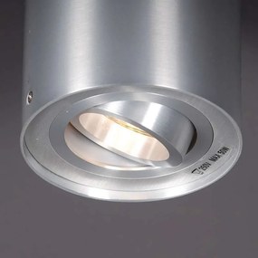 Spot / Opbouwspot / Plafondspot staal draai- en kantelbaar - Rondoo up Design, Modern GU10 Binnenverlichting Lamp