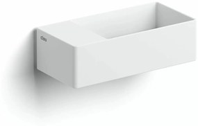 Clou New Flush 3 fontein solid surface 35cm links wit mat