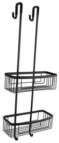Nemo Nero doucherek dubbel hangend groot mat zwart AQ4P50203Z